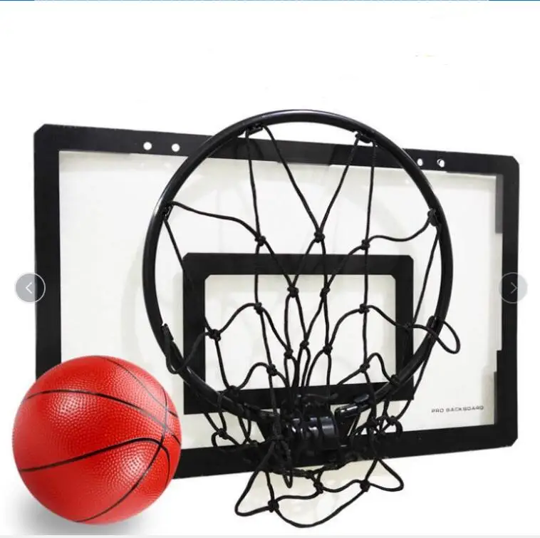 バスケットボールリングスプリング壁掛けバスケットボールリム簡単なインストールパンチフリーバスケットボールフープ