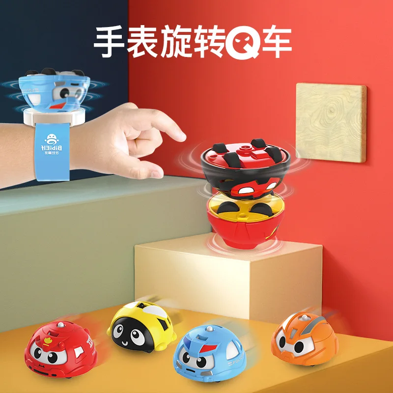 Gyroscope Watch Stacking Spinning Mini Car Stunts Fancy Fun Gifts Educational Toys Inertia Toys Car Gyroscope