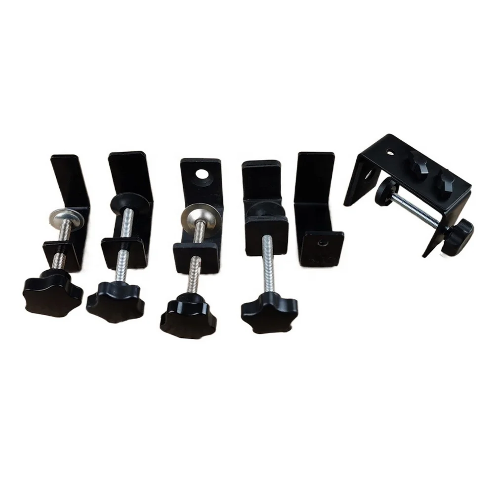 Metal Steel Partition Clamp Mount Table Desk Clamp Holder C Clamp