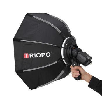 Triopo KS2-90 Professional Universal Mount 90cm Portable Photo Studio Softbox Video Lighting Softbox