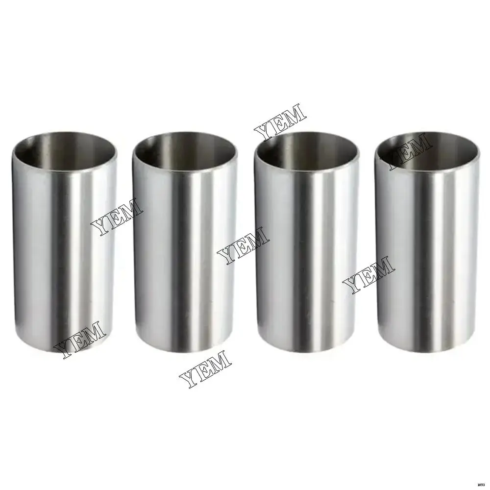 Engine Repair Kit New 4 Pieces Cylinder Liner Liner Kit for Kubota V3300 Engine