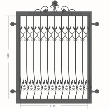 家具 Iron Window SCA2094 REAR WINDOW - Fehr Cab Interiors Co.