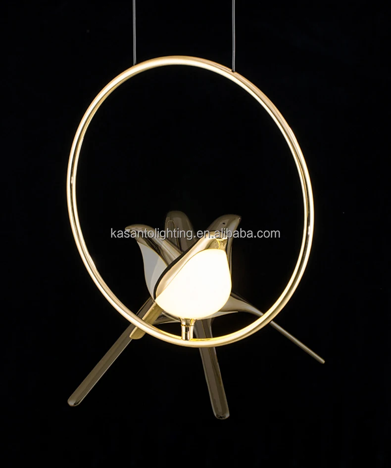 Kasanto Lighting Original Nomi Bird Pendant Lamp Modern Small Size Fancy Magpie Decorative Chandelier & Pendant Lights