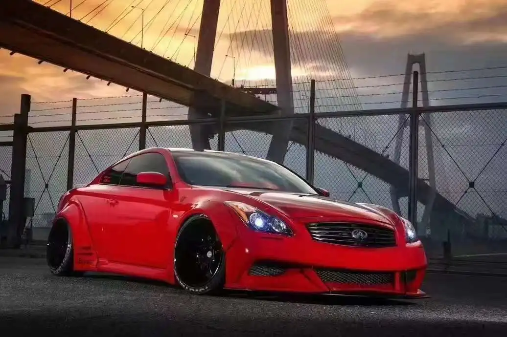 LB Design Front Bumper for Infinity G25 G35 G37 Sedan Coupe G37 Body Kit