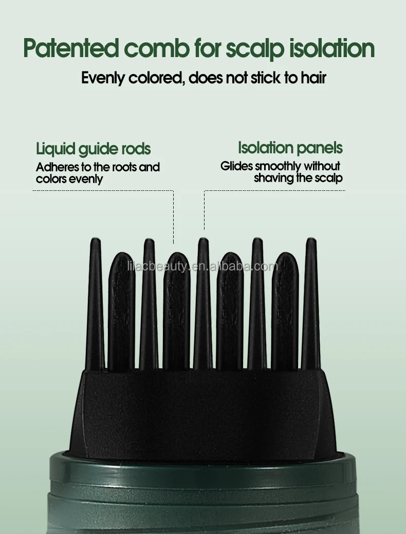 QXQY Hair Color Touch-Up Stick Natural Gray Hair Coverage  Lightweight Portable  2-in-1 Hair Color Touch-Up Stick with Comb