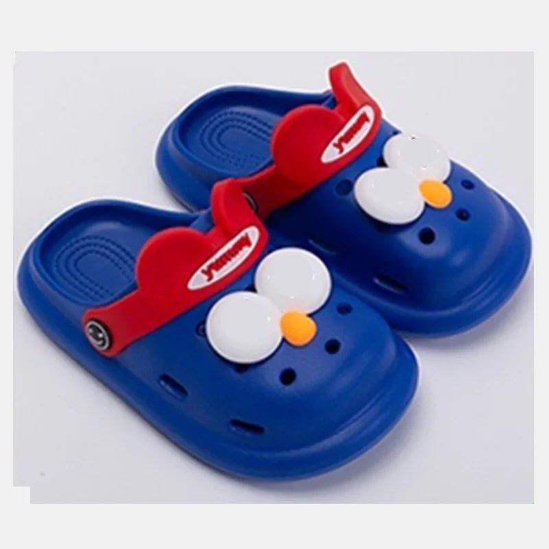 
EVA Высококачественная мультяшная узор унисекс безопасная Нескользящая легкая мягкая подошва детская обувь для забивания пляжные сандалии тапочки 