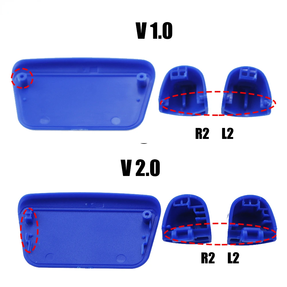 Nslikey Electroplate ABXY Buttons for PS5 Gamepad
