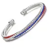 White and Blue and Red