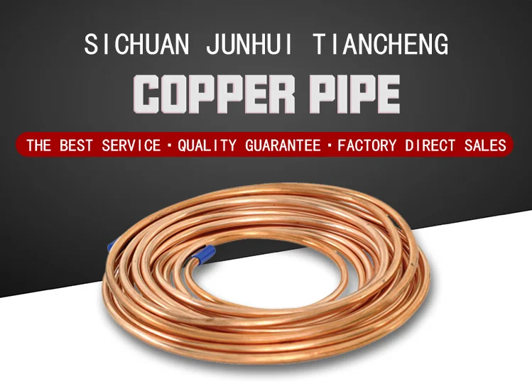 Air Conditioner Copper Tube Ac 1/4 5/8 3/8 1/2 7/8 Inch Refrigeration ...