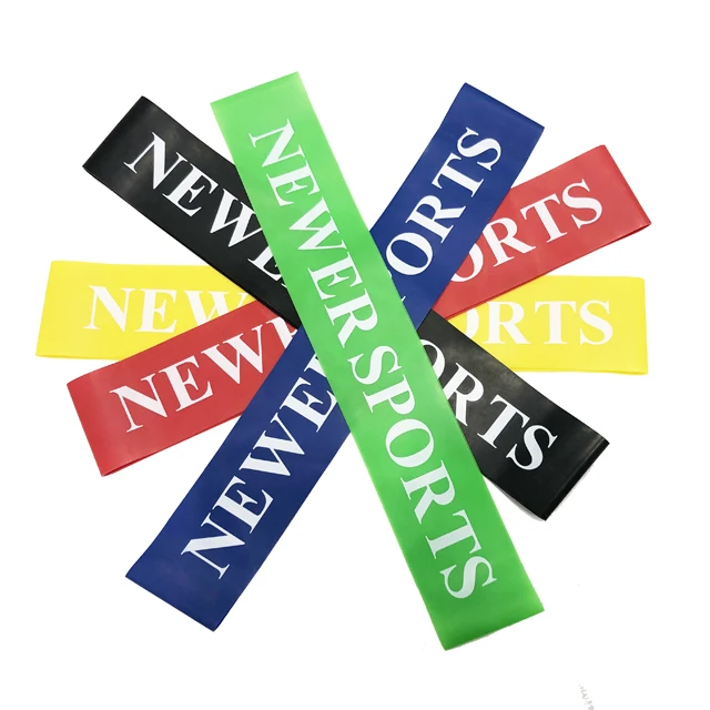 Оптовая продажа индивидуальные Нескользящие экологически чистые эластичные ленты-петли из ТПЭ и латекса для занятий спортом тренажерного зала фитнесом