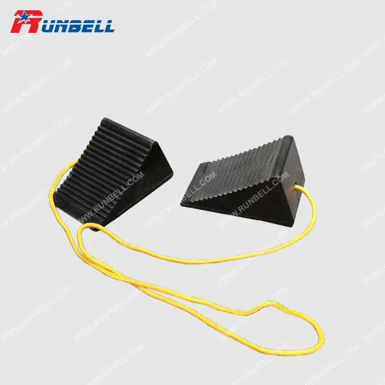 Trailer Axel Offroad Vehicle Accessories Wheel Chock Rubber Stopper
