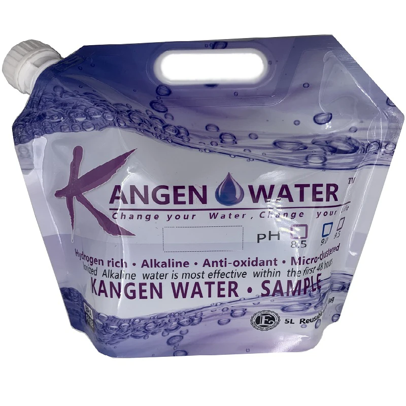 Wholesale 5L Foldable Drink Water Bag Liquid Packaging Container Kangen  Water Bag From malibabacom