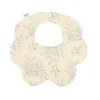 A163 blue fruit flower bib