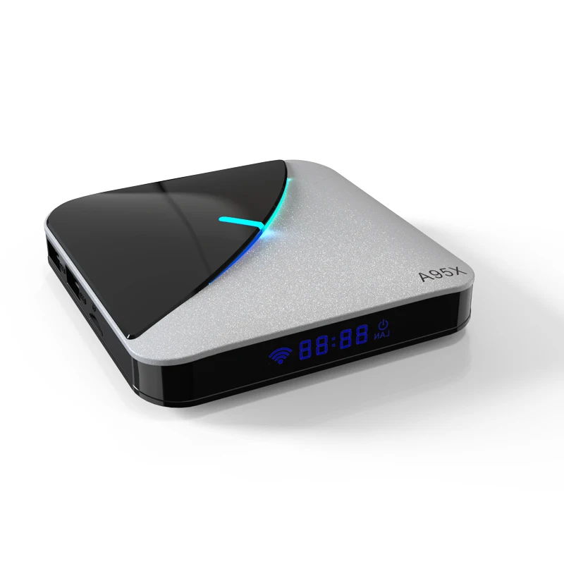 Quad Core Cortex A55 S905X3 4GB RAM 64GB ROM Smart A95X F3 Air Android TV Box Factory