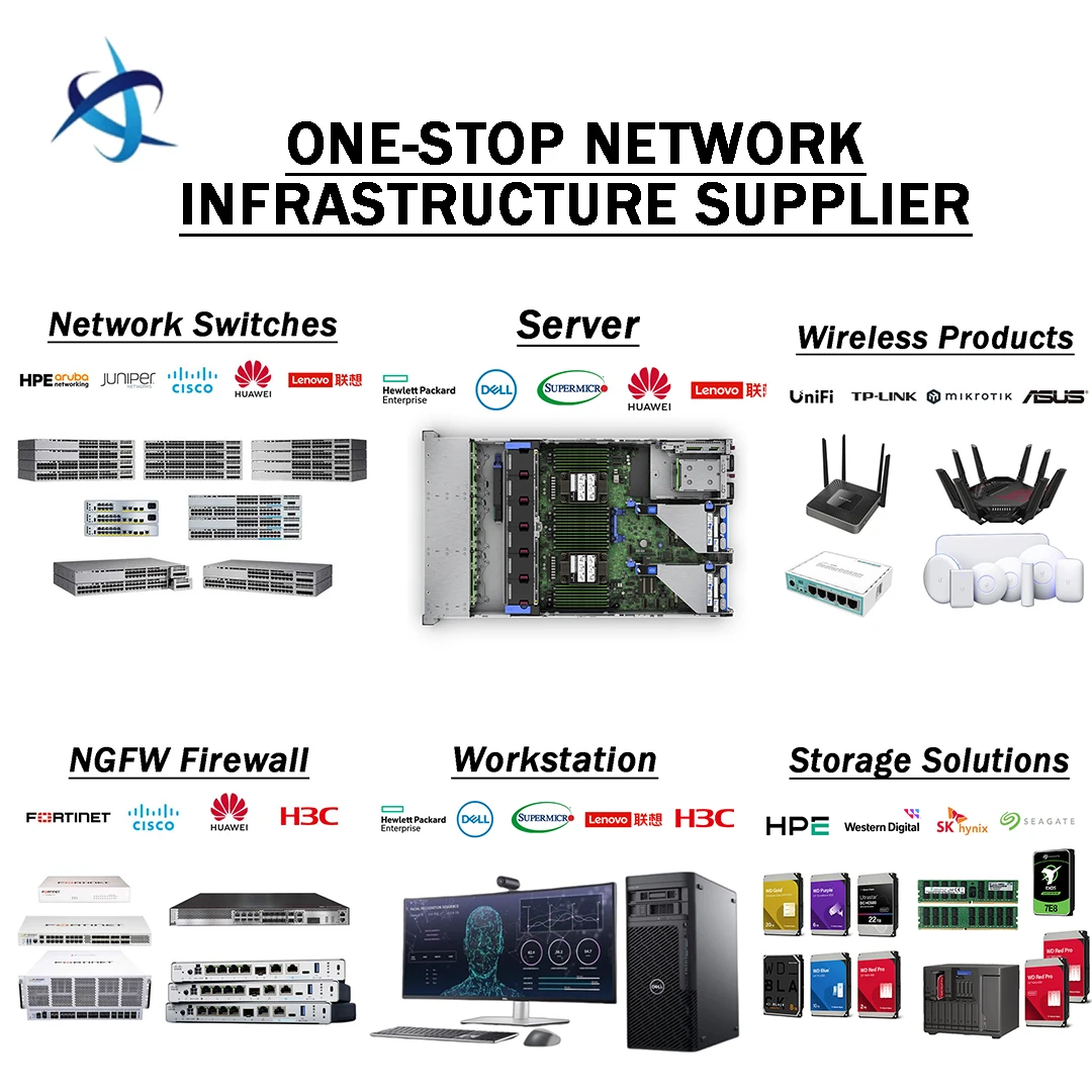 8U GPU Server with AMD EPYC 9004 Processors and 8 Onboard GPUs for High Performance Computing