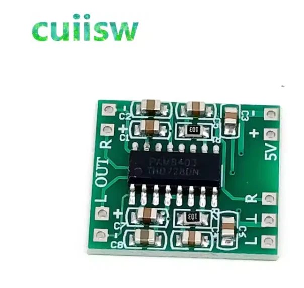 PAM8403 3W*2 Mini Digital Power Audio Amplifier Board DIY Stereo USB DC 2.5V To 5V Power bluetooth speaker module for arduino
