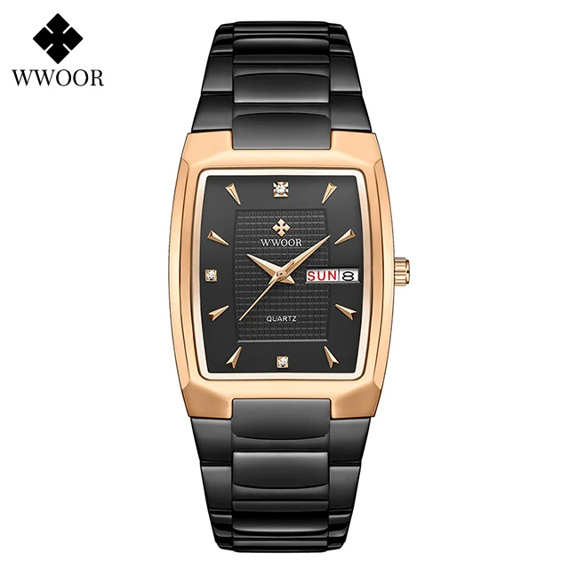 Alibaba Wwoor Watch Origin WWOOR Brand Customized Men Square Case
