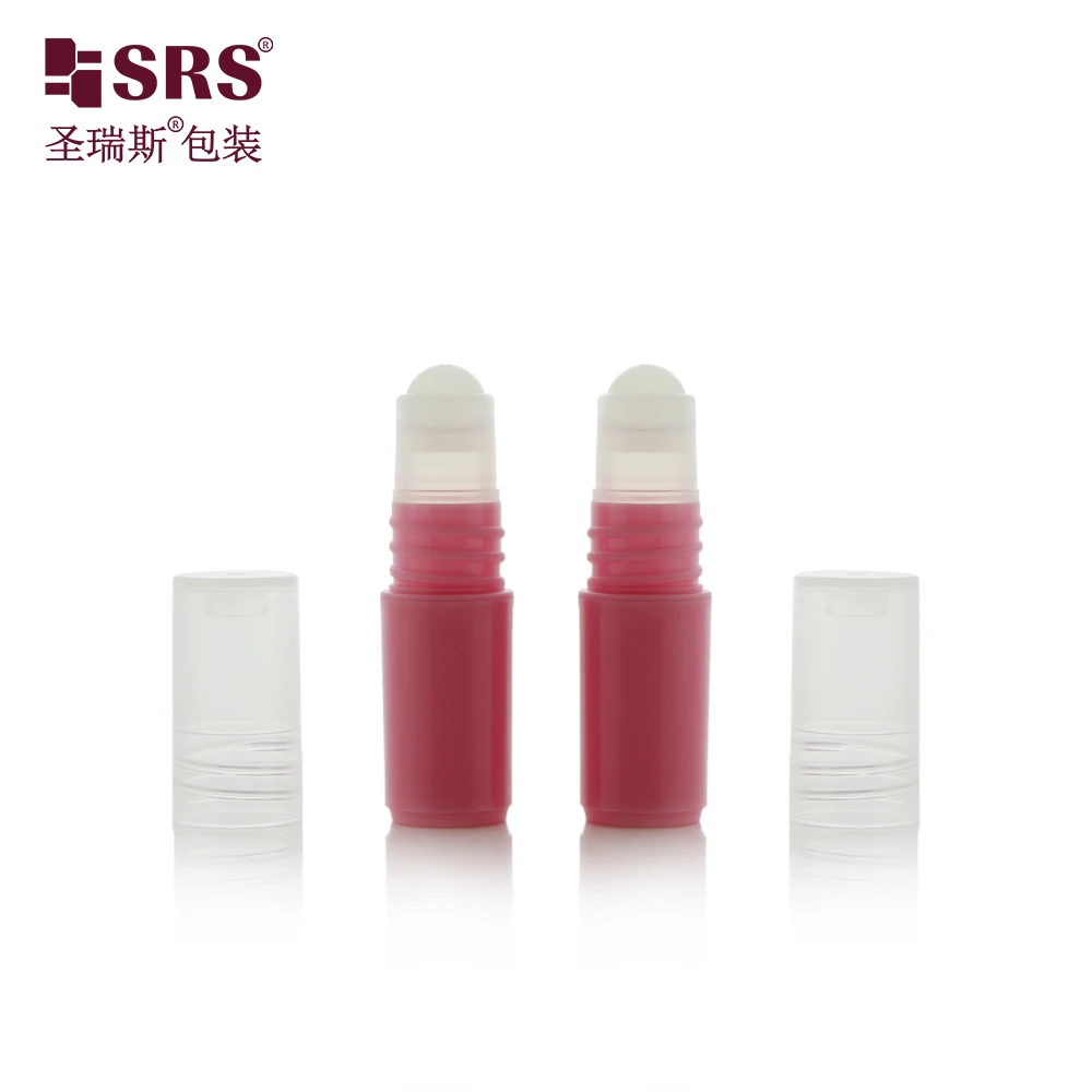 SRS Factory Customization Plastic Unique Design Plastic Roller Ball Container 3ml Bottle Roll On