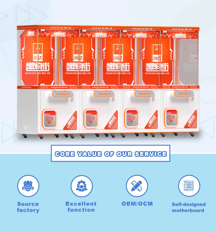 Factory Wholesale Coin Operated Games for Kids Arcade Machine Toy Mini Doll Claw Machine Parks Mall Amusement Machine