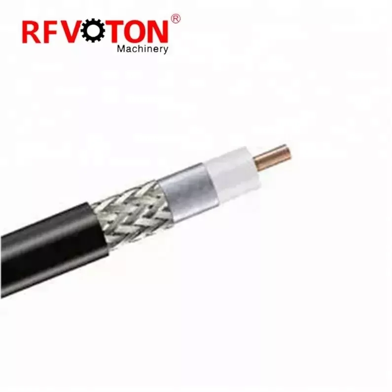 LMR400 Waterproof Coaxial RF Cable 50-7 Low Loss and Low Attenuation Signal Feeder 50 Tinned Copper Wire Cable Polybag 1000V Max manufacture