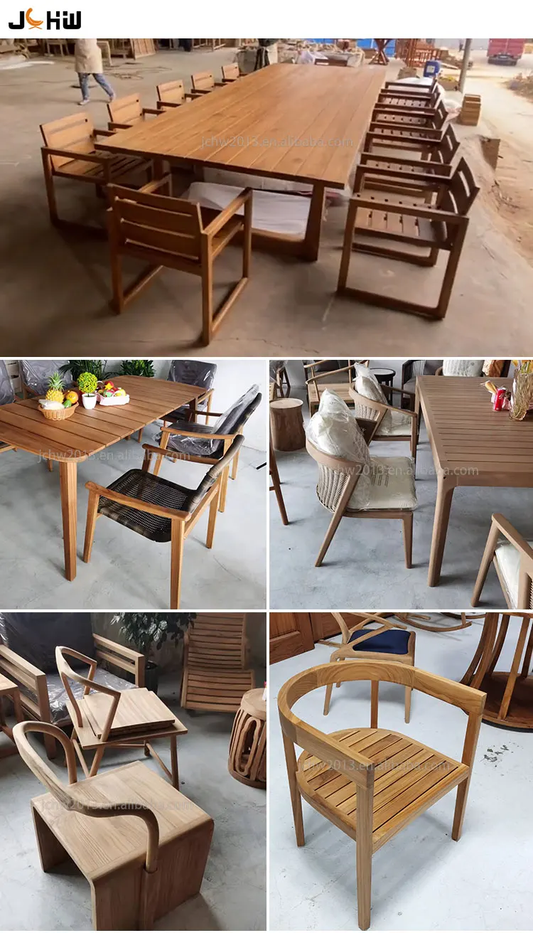 High End Luxury Villa Garden Sofa Solid Wood Patio Outdoor Furniture