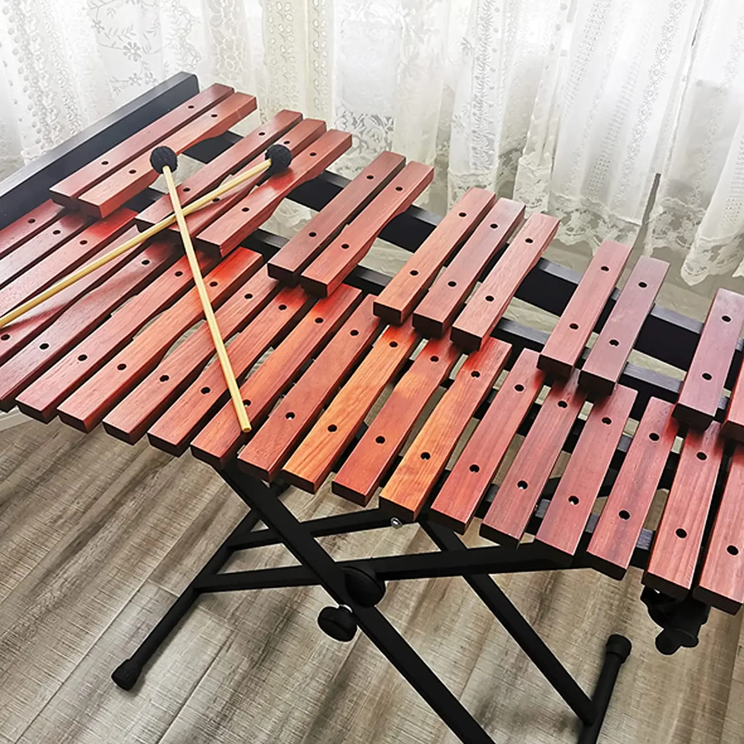 2023 Montessori 37 Keys Professional Percussion Marimba Wood Bar Marimba Musical Instrument 4136