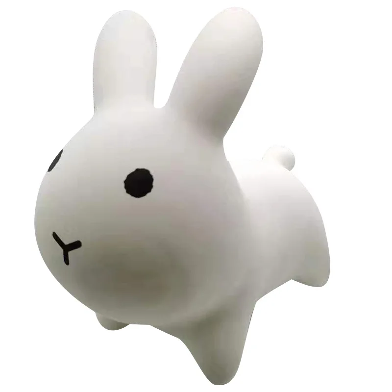 Adorable  Inflatable  Bounce Mif -Rabbit Hopper for Toddlers  Bouncy Animals Hopping Toy for Kids