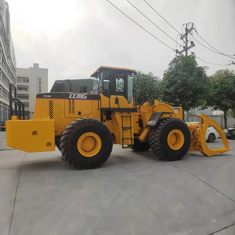 LTMG Forest Logging diesel Engine Wood Loader 12 Ton 15 Ton Timber Loader Log Grapple Loader for Sale