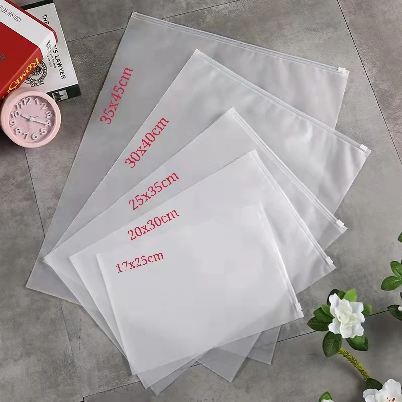 Custom Frosted Biodegradable Plastic Packaging Zipper Bags T Shirt ...