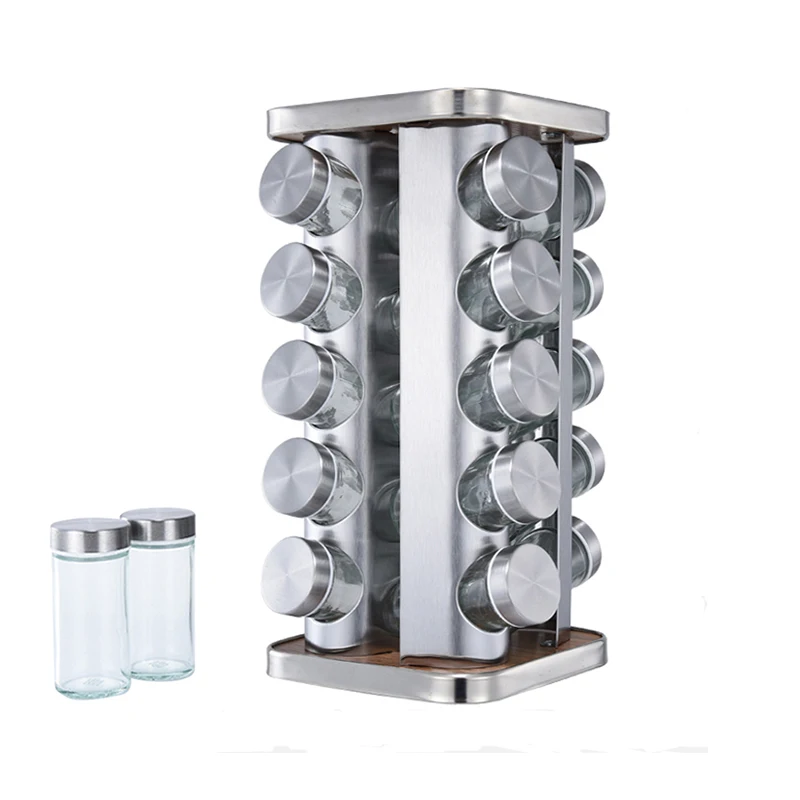 16-Bottle Revolving Spice Rack