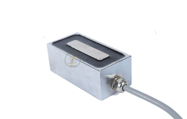Industrial Small 12V DC Electrical Holding Magnet 80Kg 100Kg Rectangle Solenoid Lifting Electromagnet