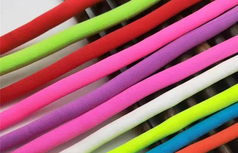 Круглая плетеная веревка из высококачественного полиэстера и хлопка 4 мм 5 8