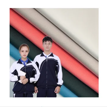 2024 Factory Customized New 95% Polyester 5% Spandex Air Layer Health Cloth Windproof Waterproof Fabric School Uniform Fabric