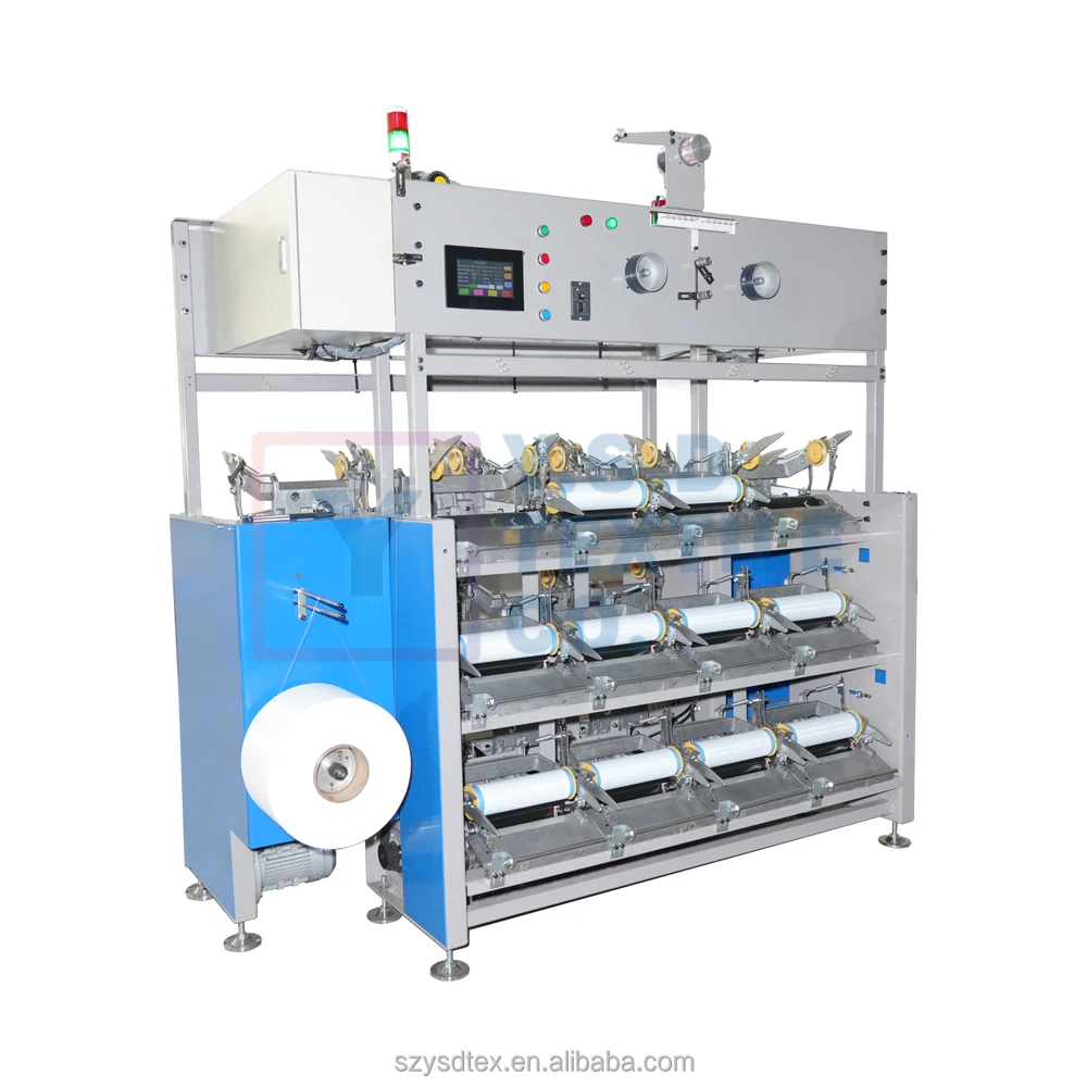 Textile Machinery High-Speed Nylon & Polyester Mother Yarn Splitting Machine Rolling on Paper  Textile Machinery