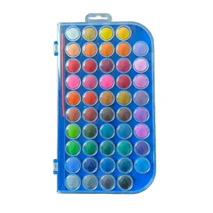 Wholesale 48-Color Solid Watercolor Cake Set for Artists