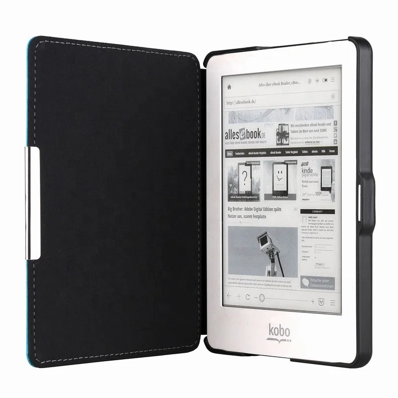 steak Boekhouding periodieke High Quality Pu Leather Skin Case Thin Protective Stylish Flip Cover For Kobo  Glo Hd 6 Inch Ebook - Buy High Quality Pu Leather Skin Case Thin Protective  Stylish Flip Cover For