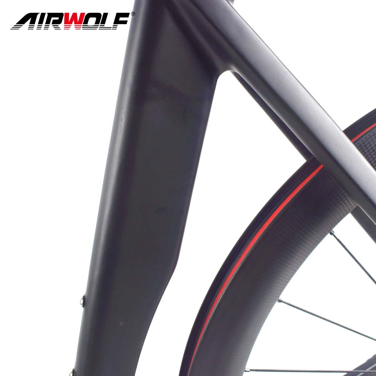 Cadre Vélo Carbone Airwolf R066 - Route/Gravel 700C, Poids 950g, Freins Disque, Câbles Intégrés, Neuf