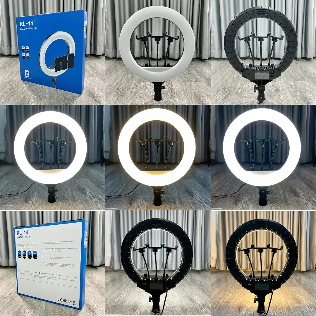 White 18 Inch Ring Light Kit - Perfect for Salon Stand