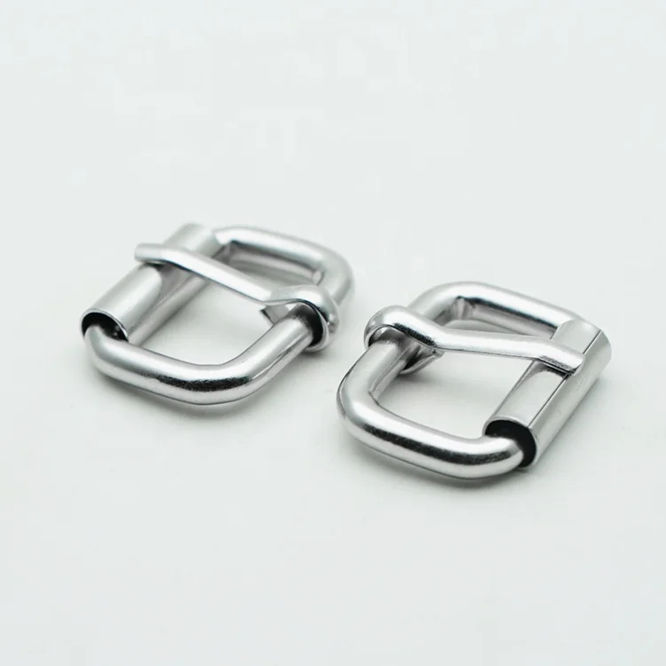 12 Years Factory Wholesale Shiny Silver Metal Pin Buckle Hardware Adjustable Pin Buckles