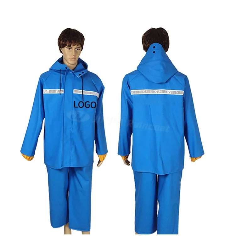 Wholesale Waterproof Fishing Jacket and Rain Suit - Heavy Duty PVC