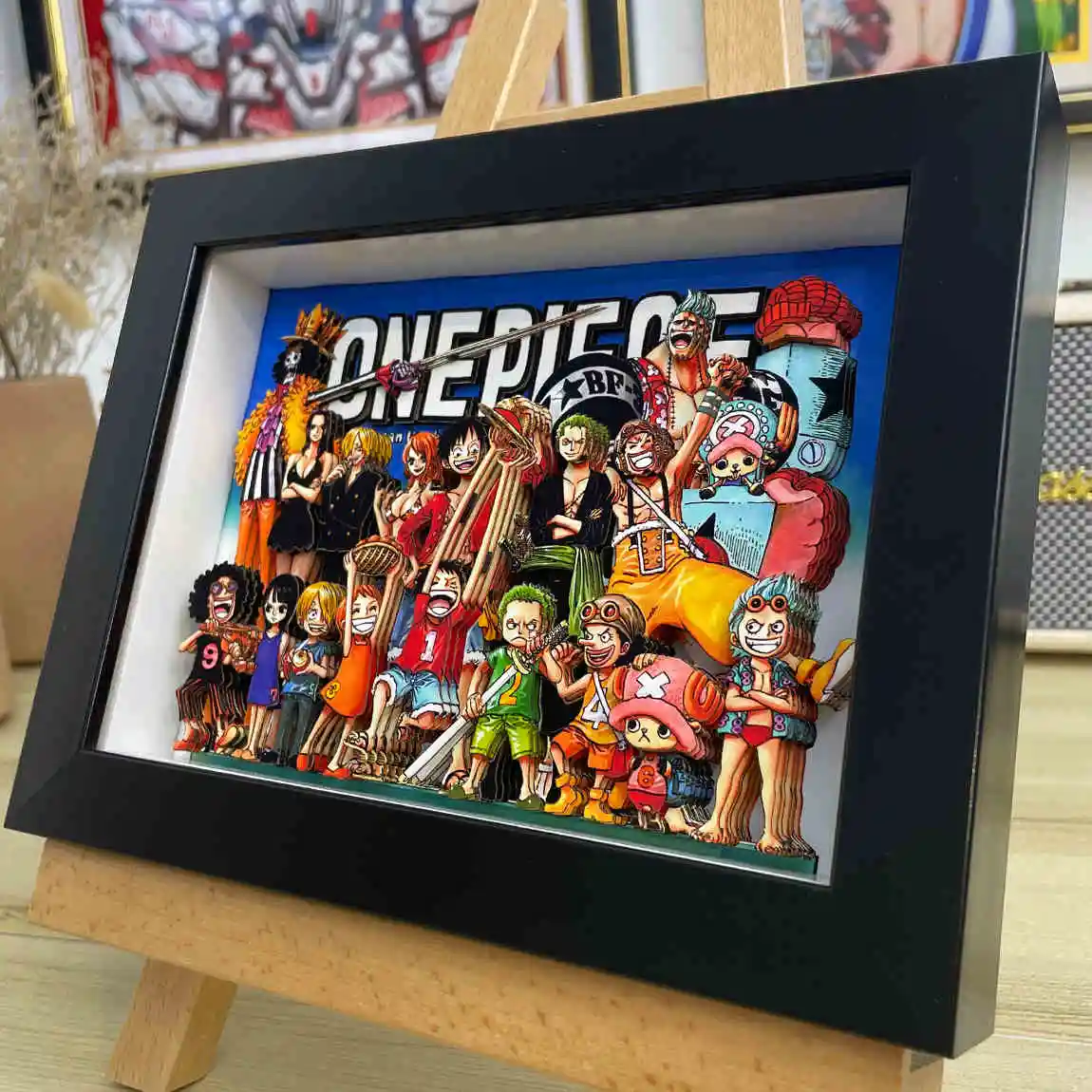 Anime Paper Frame 3D Stereoscopic Anime Characters - Perfect for Home Decor