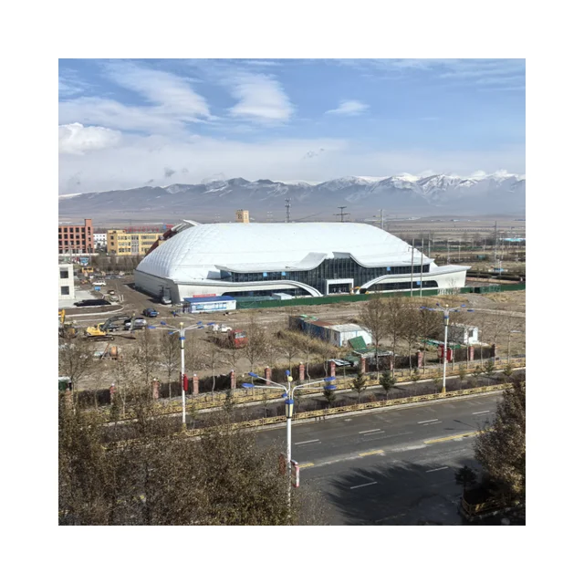 High Quality PVC Air-Supported Inflatable Membrane Sports Stadium Air Dome Inflatable Tennis Dome for Sports Quality