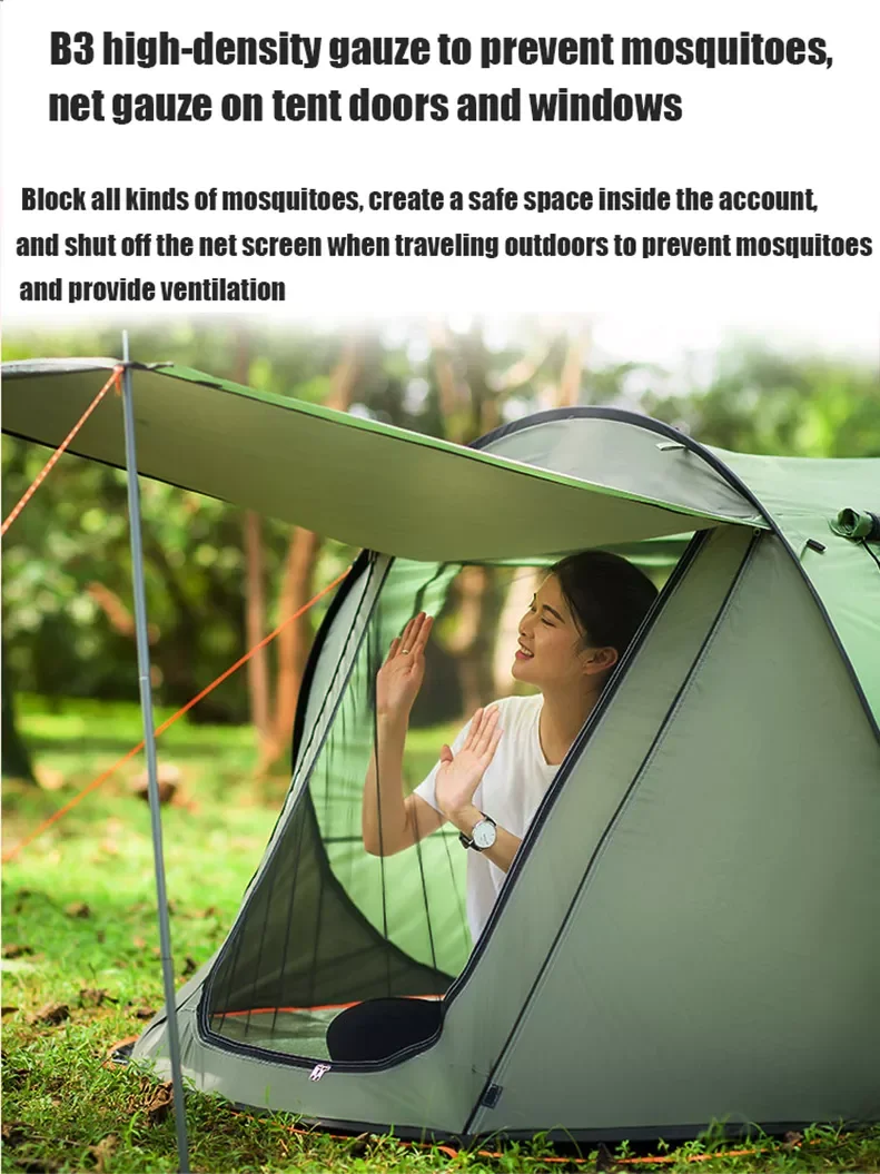 Automatic Sun Shelter Waterproof Travel Pop Up Family Tent Outdoor Luxury Large Camping Tent for 5-8 persons supplier