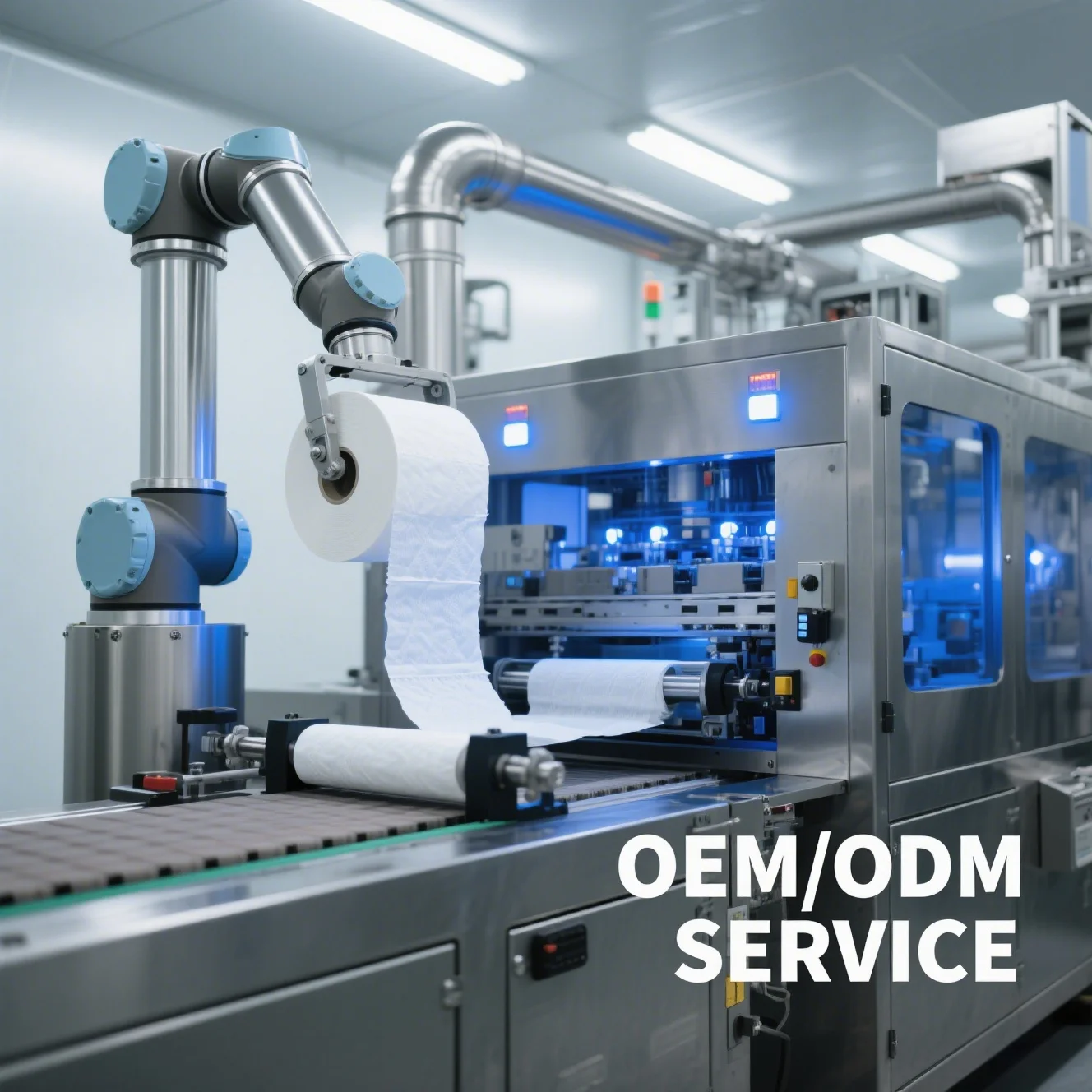 CDH-180-4L Pop-up Facial Tissue Making Machine with Pump PLC & Bearing Core Components Included