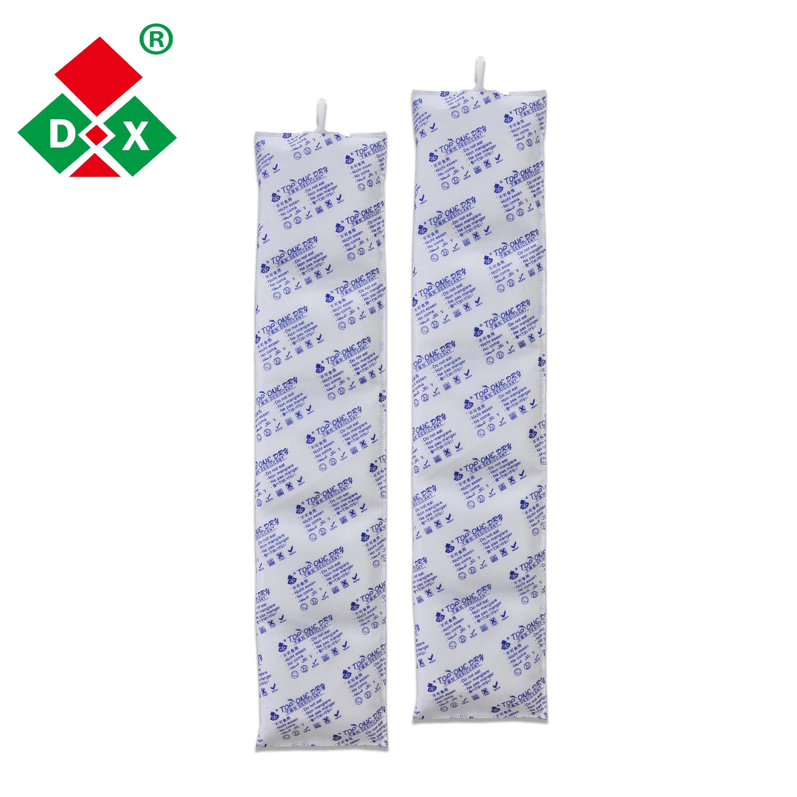 Dingxing Desiccant Storage Container Dry Pole Desiccant Packs Hanging 1kg 2kg Container Silica Gel Desiccants Drying Bags