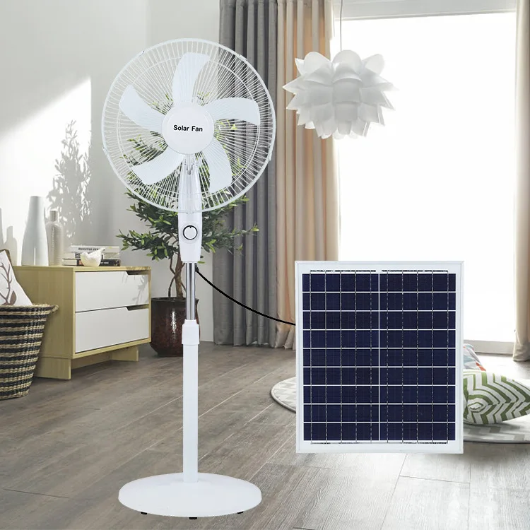 12inch 12w Rechargeable Table Fan Dc Solar Fans Usb Charge Desk Fan With Led Light Buy Acdc 0541