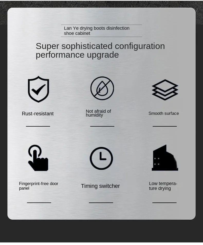 Professional Disinfection Shoe Cabinet Boot Dryer for Hospital Laboratory Hotel