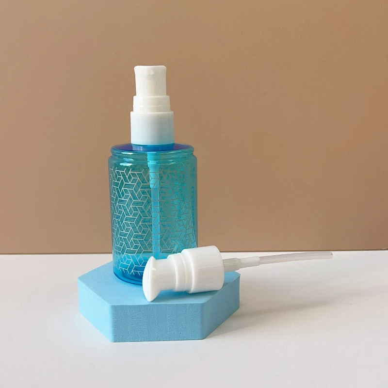 Factory Supply 100ml PET Toner Body Lotion Plastic Bottle With Emulsion Pump