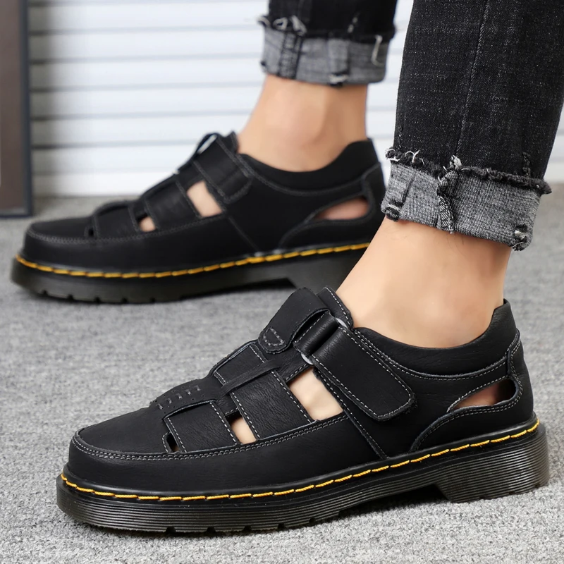 Men's fashion coved beach Durable Anti-slip Sole casual hiking outdoor sandal men
