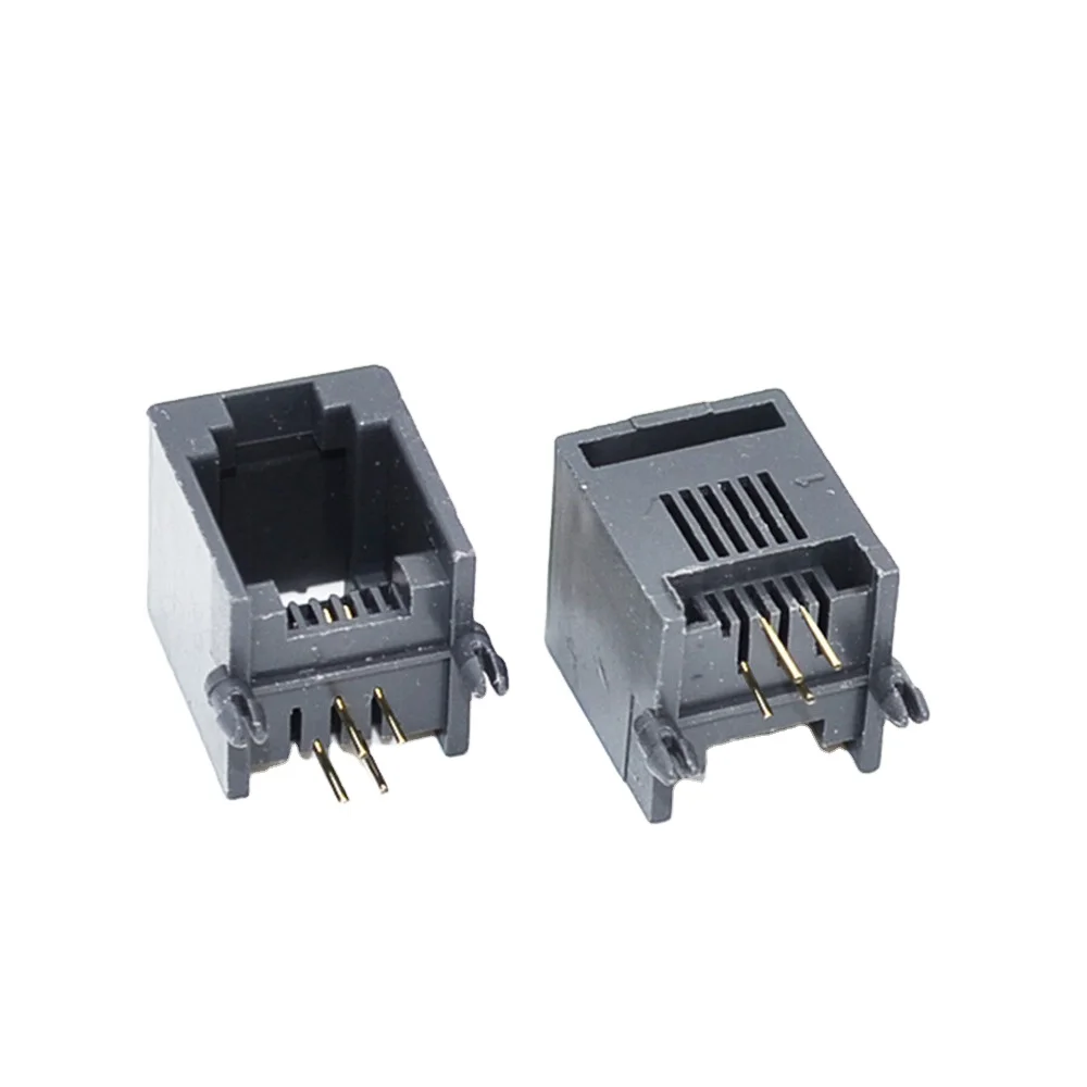 RJ11 623PCB Jack 6P4C Female Socket for Telephone